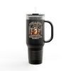 Never Waver Just A Mom Trying Not to Raise A&&holes Insulated Travel Mug - Never Waver