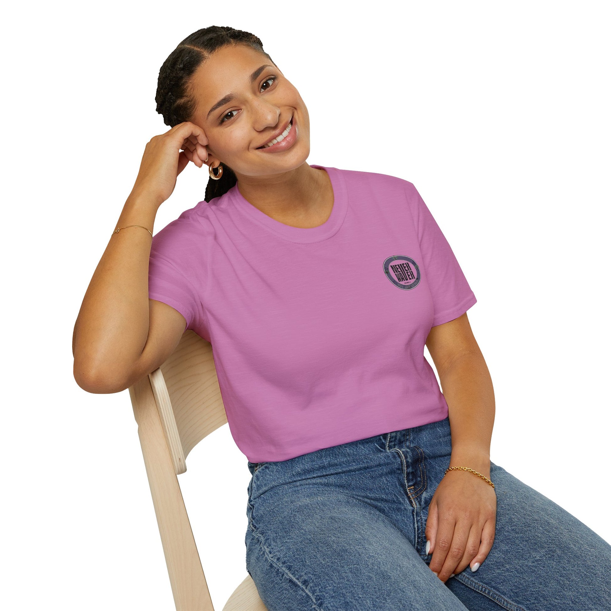 Never Waver Wine Made Me Do It Unisex Soft style T-Shirt - Never Waver