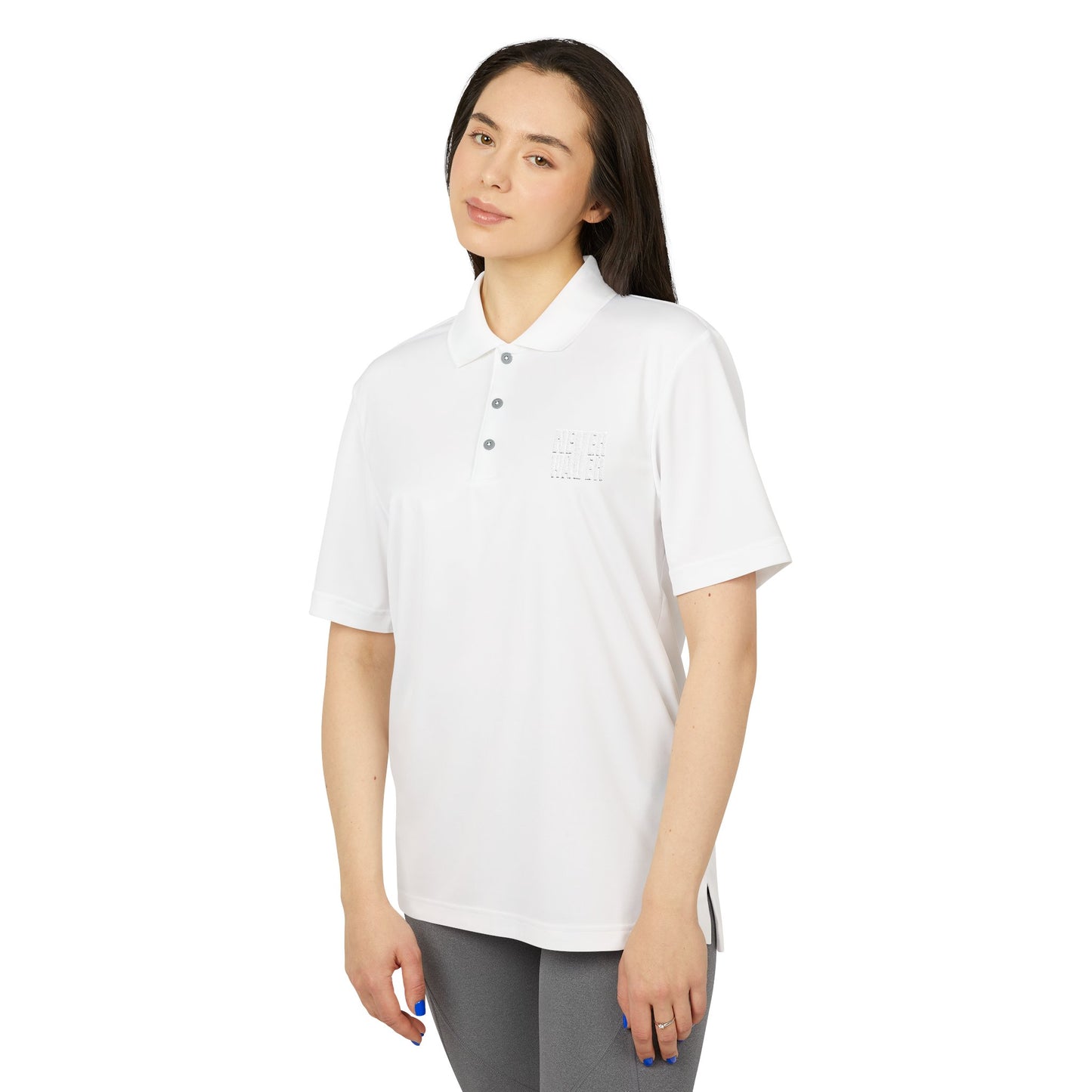 Unisex Never Waver Performance Polo Shirt - Activewear, Gym, Sports, Casual, Gift for Him/Her, Comfortable Fit