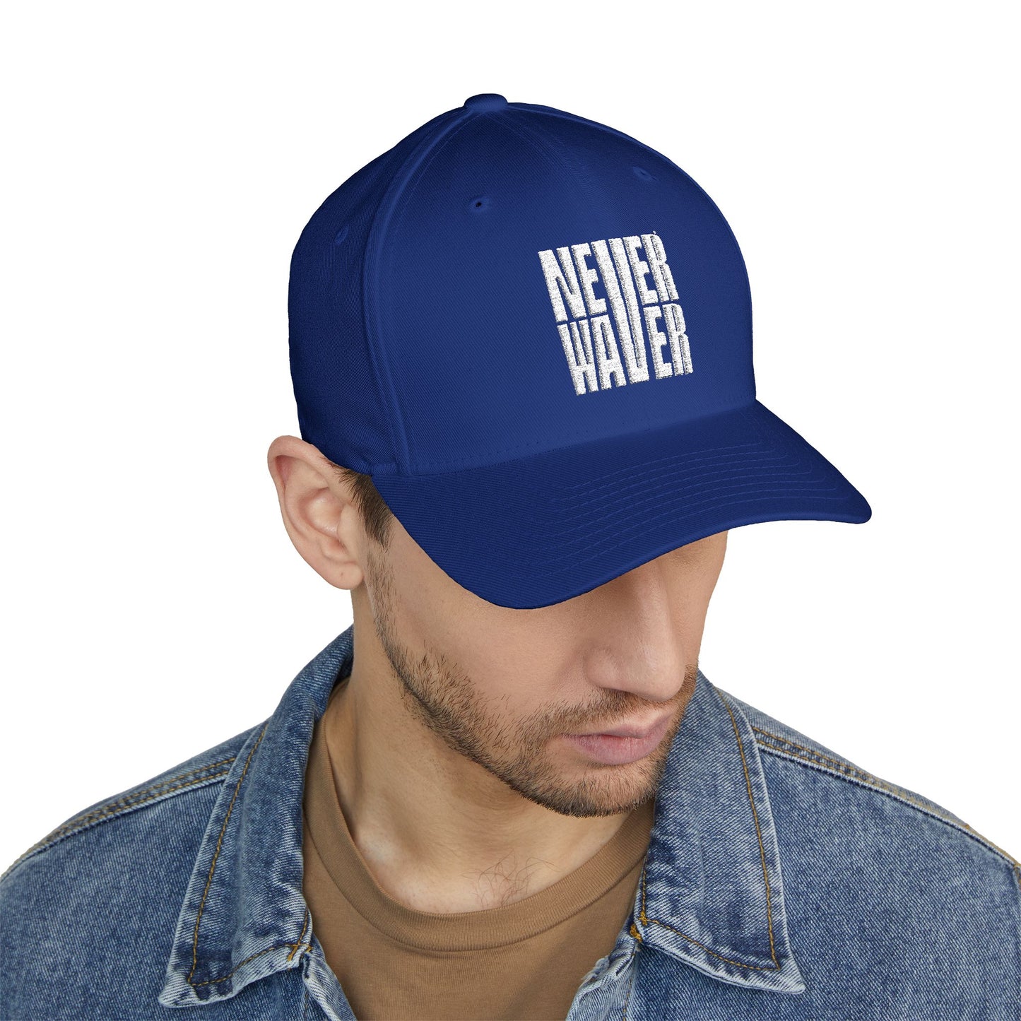 Never Water Structured Cap - Stylish Embroidered Baseball Hat