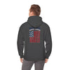 Unisex Heavy Blend™ Hoodie - 'New York Fans Never Waver' American Flag Design - Never Waver