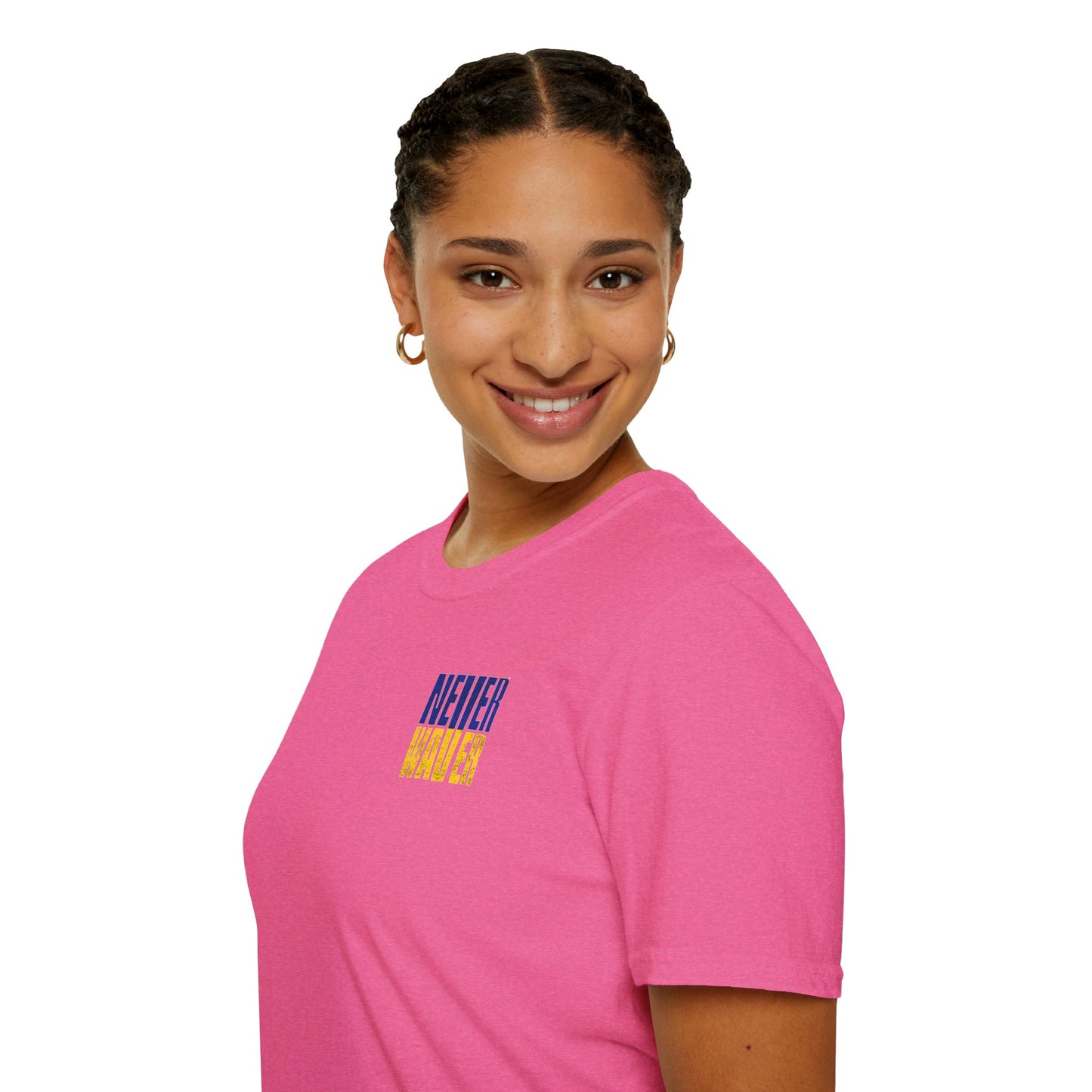 Los Angeles Fans Never Waver Unisex Softstyle T-Shirt - Never Waver