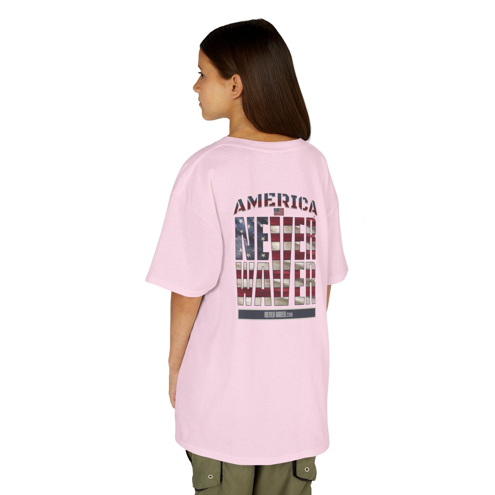 America Never Waver Kids Heavy Cotton™ Tee 
