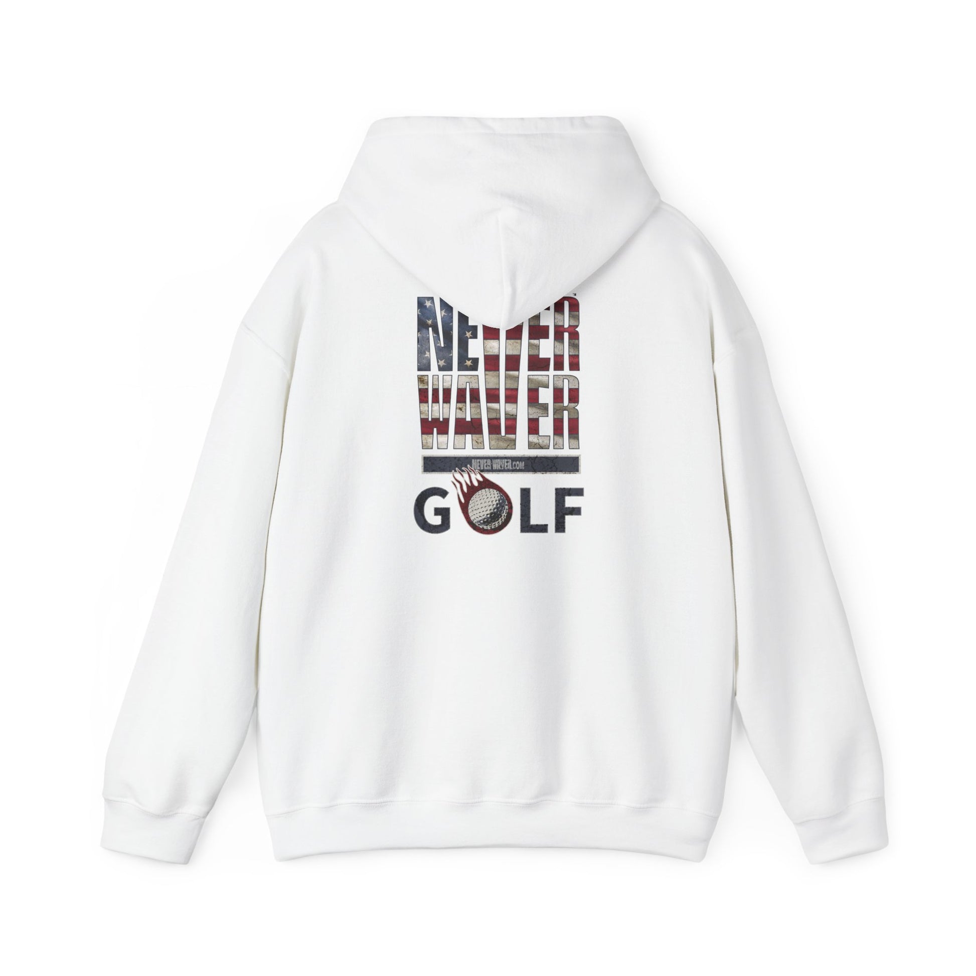 Never Waver Golf Hoodie - Unisex Heavy Blend™ Sweatshirt - Never Waver