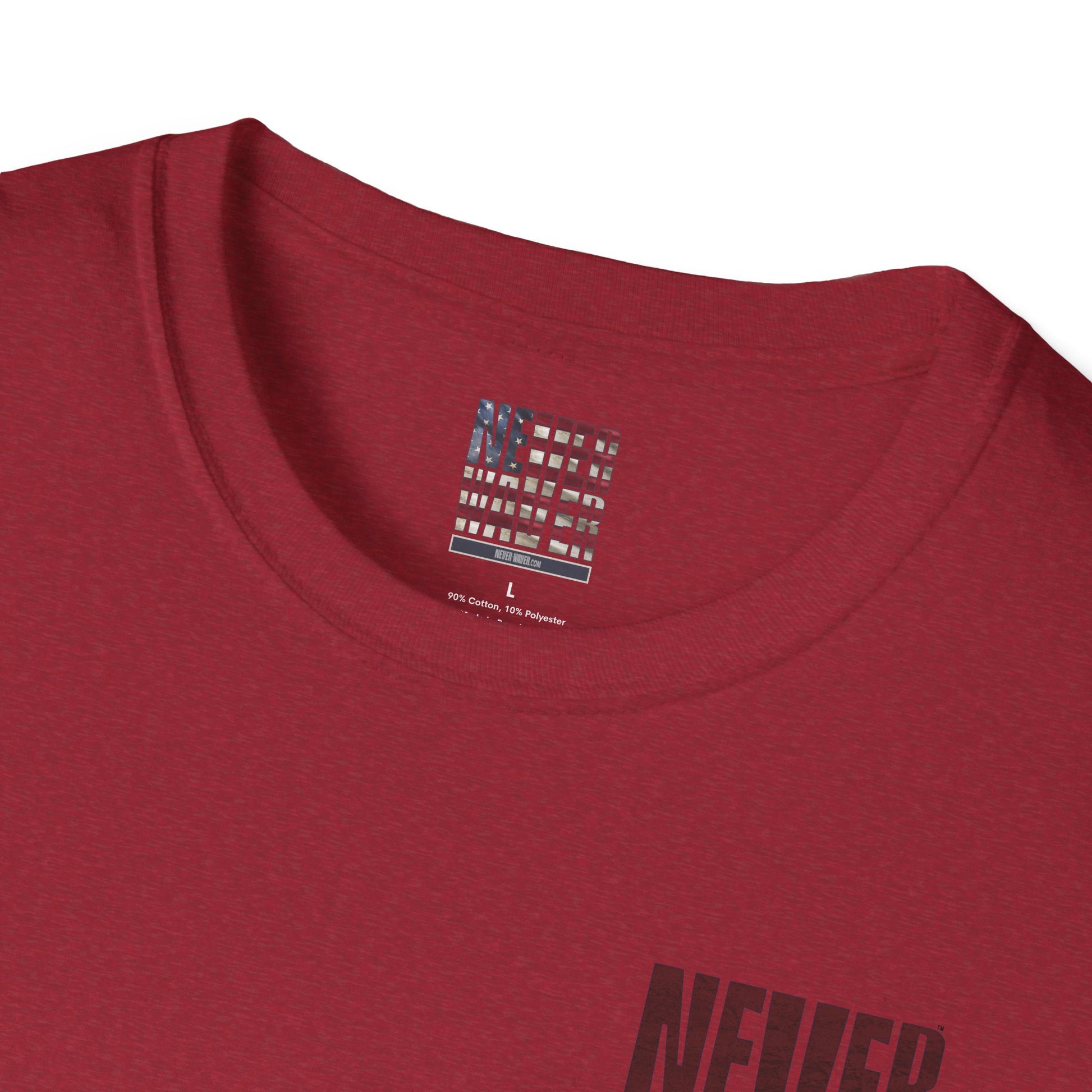 Washington Fans Never Waver Unisex Softstyle T-Shirt - Never Waver
