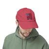 Unisex Distressed Cap - 'Never Waver' Casual Hat for Everyday Style Patriotic