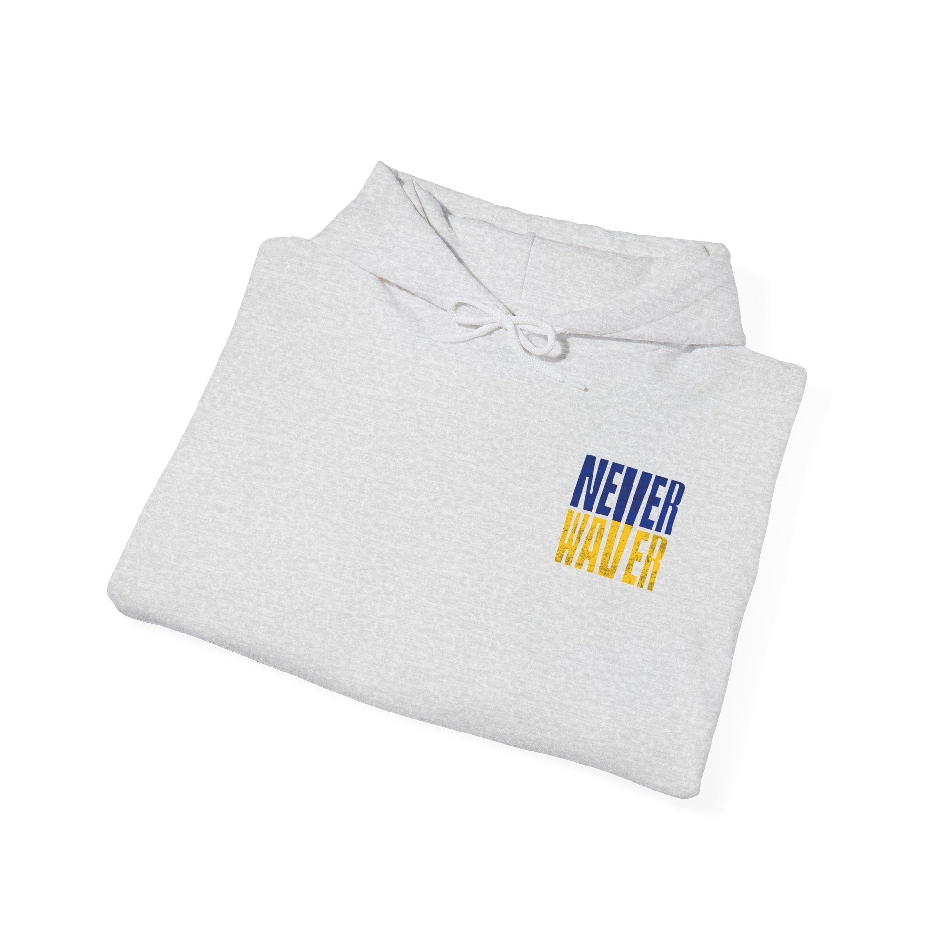 Inspired Unisex Heavy Blend™ Hooded Sweatshirt -Los Angeles Fans NEVER WAVER Graphic - Never Waver