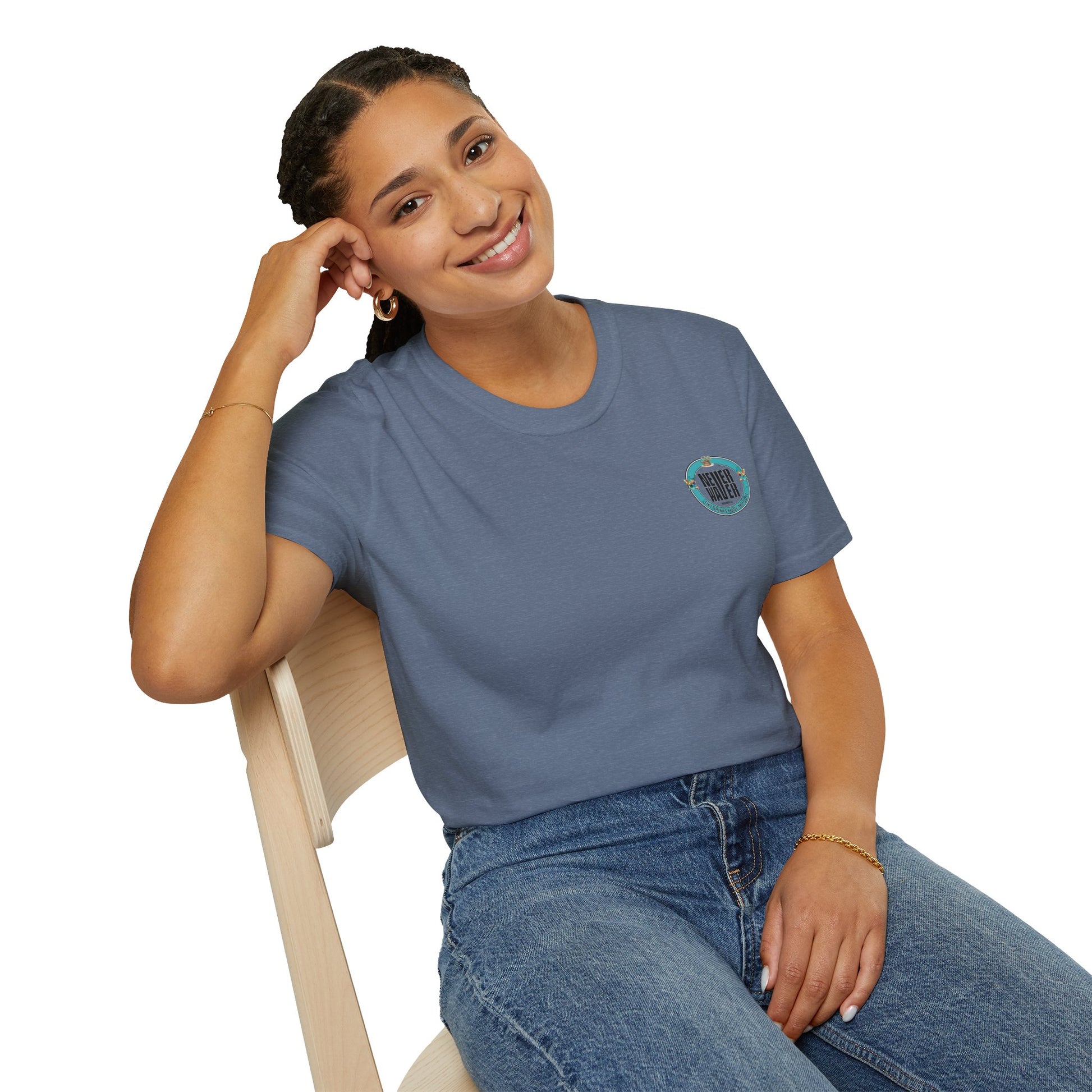 Never Waver Tiki Drinks Made Me Do It? Unisex Soft style T-Shirt - Never Waver