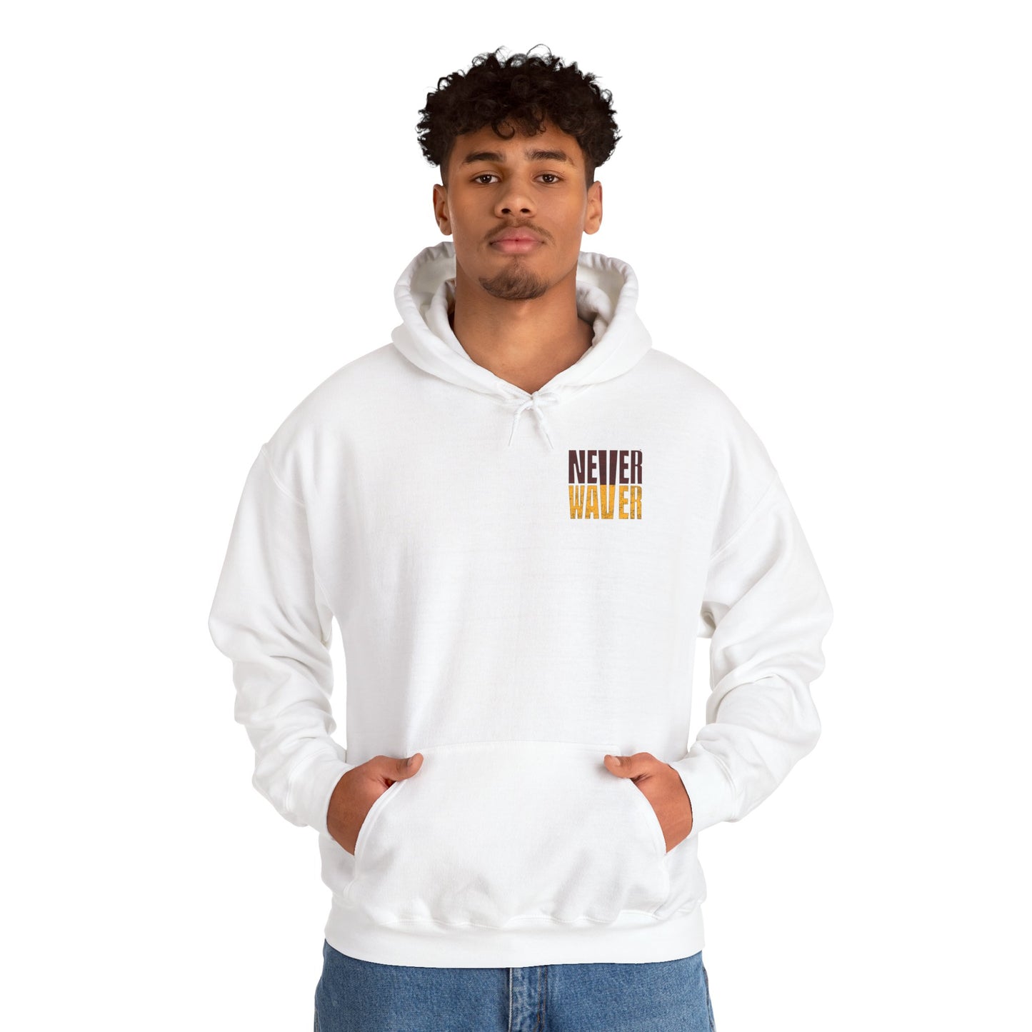 Washington Fans Never Waver Hooded Sweatshirt - Never Waver