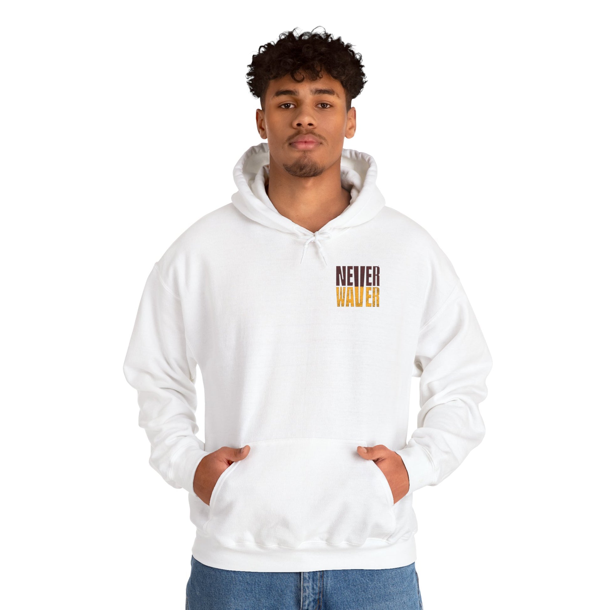 Washington Fans Never Waver Hooded Sweatshirt - Never Waver