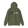 Unisex Heavy Blend™ Hooded Sweatshirt - "Never Waver I'll Bring The Getaway Car" Inspirational Hoodie - Never Waver