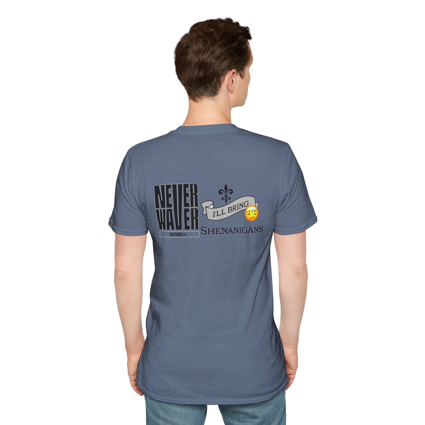 Never Waver I'll Bring The Shenanigans Unisex Softstyle T-Shirt - Never Waver