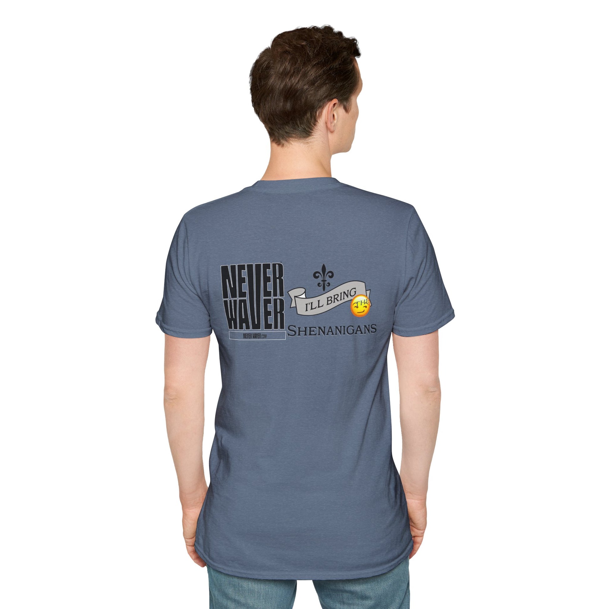 Never Waver I'll Bring The Shenanigans Unisex Softstyle T-Shirt - Never Waver
