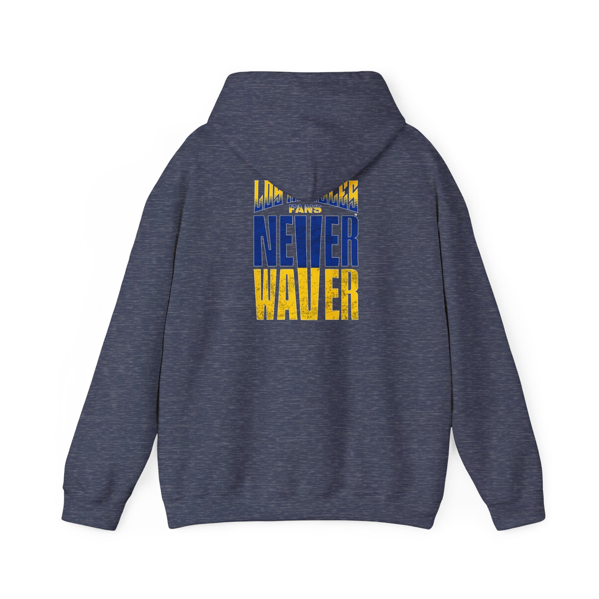 Inspired Unisex Heavy Blend™ Hooded Sweatshirt -Los Angeles Fans NEVER WAVER Graphic - Never Waver