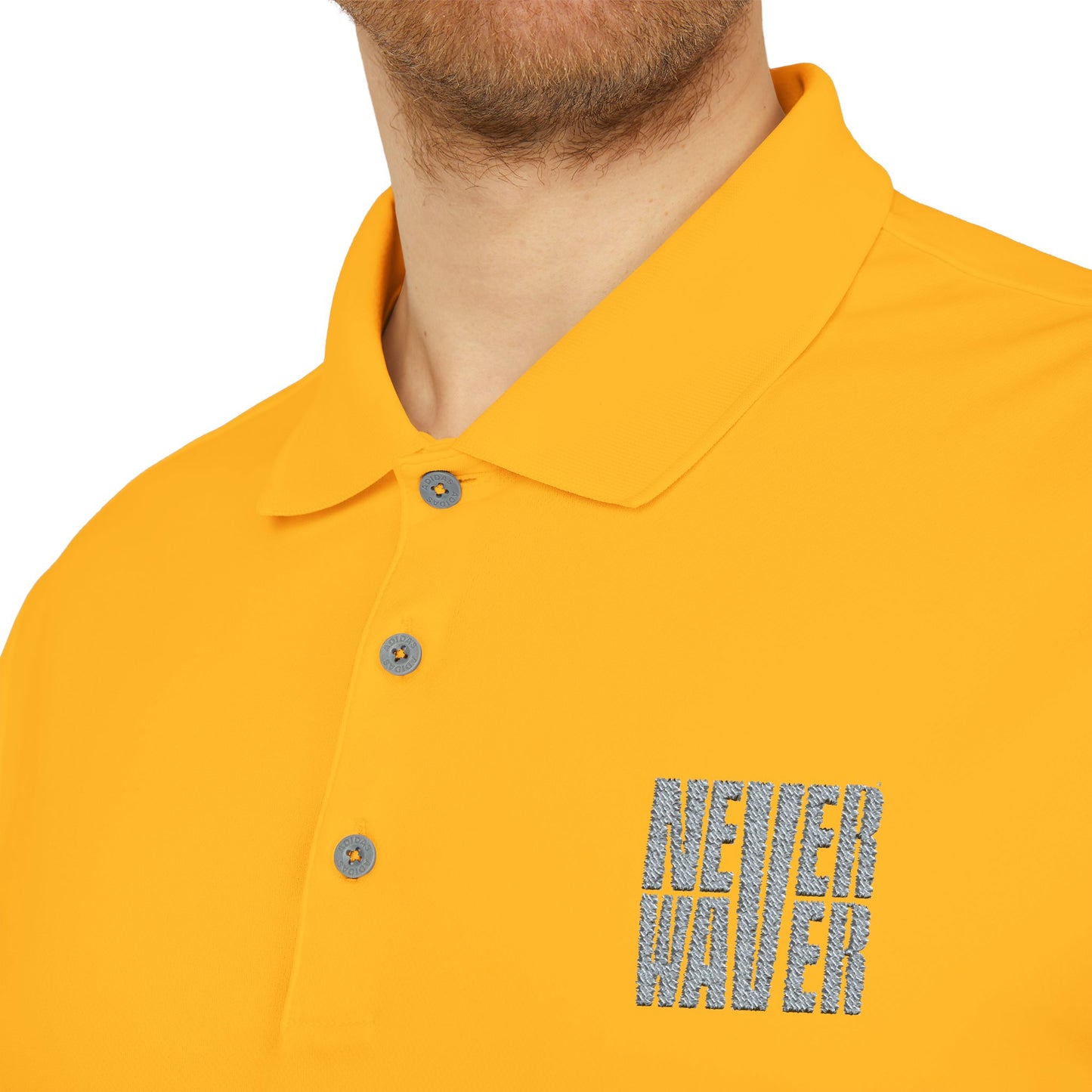 adidas Unisex Performance Polo - 'Never Waver' Athletic Shirt