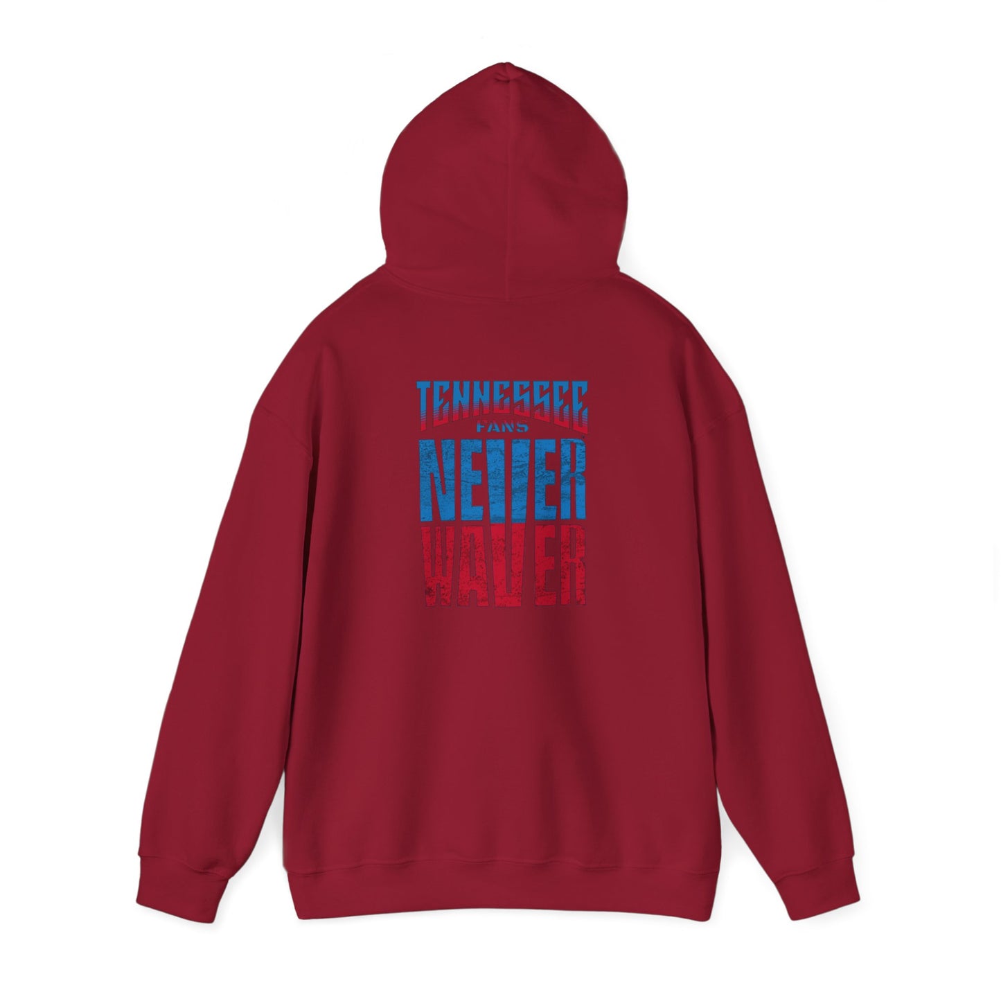 Tennessee Fans Never Waver Unisex Heavy Blend™ Hooded Sweatshirt – Casual Comfort for All Occasions - Never Waver