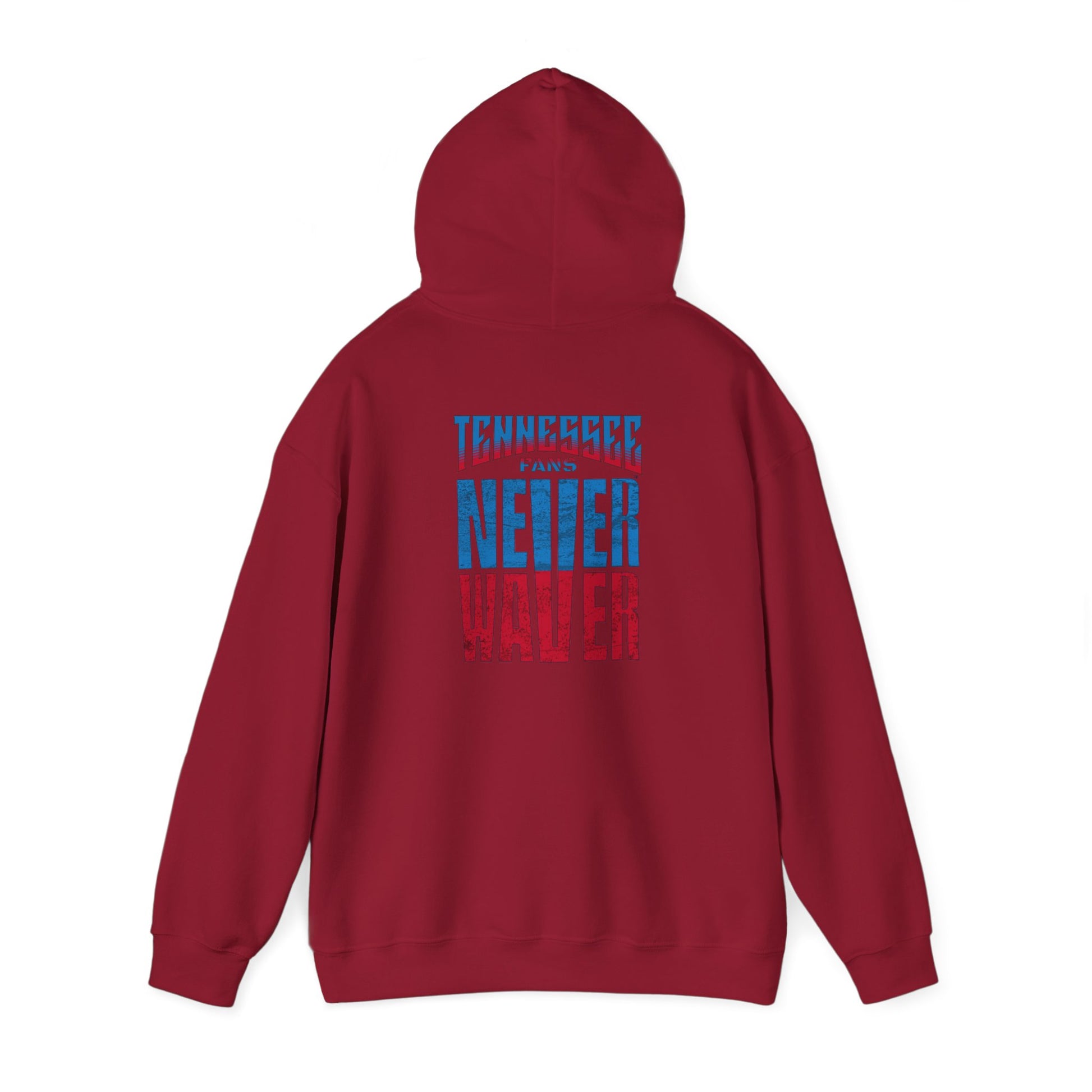 Tennessee Fans Never Waver Unisex Heavy Blend™ Hooded Sweatshirt – Casual Comfort for All Occasions - Never Waver