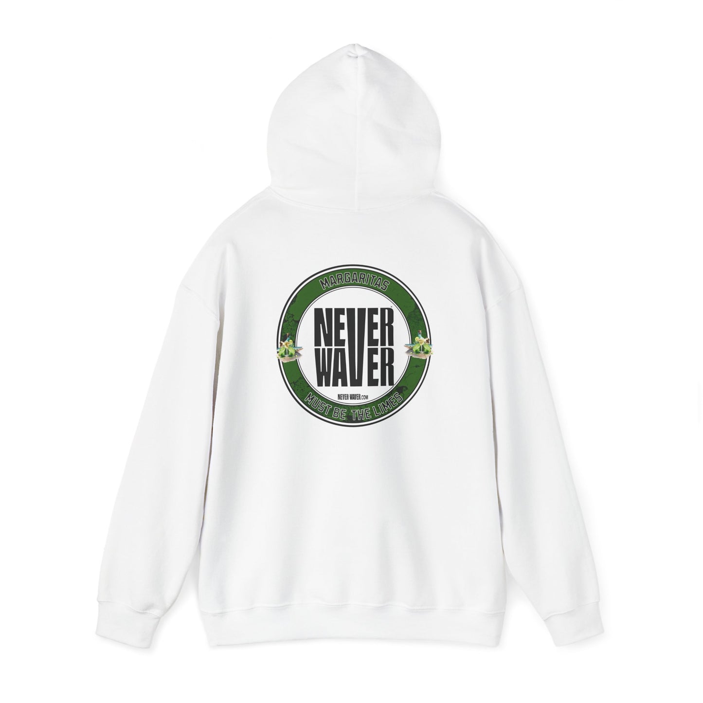 Eco-Friendly Unisex Hoodie: "Margaritas Never waver It must be the Limes?" - Never Waver