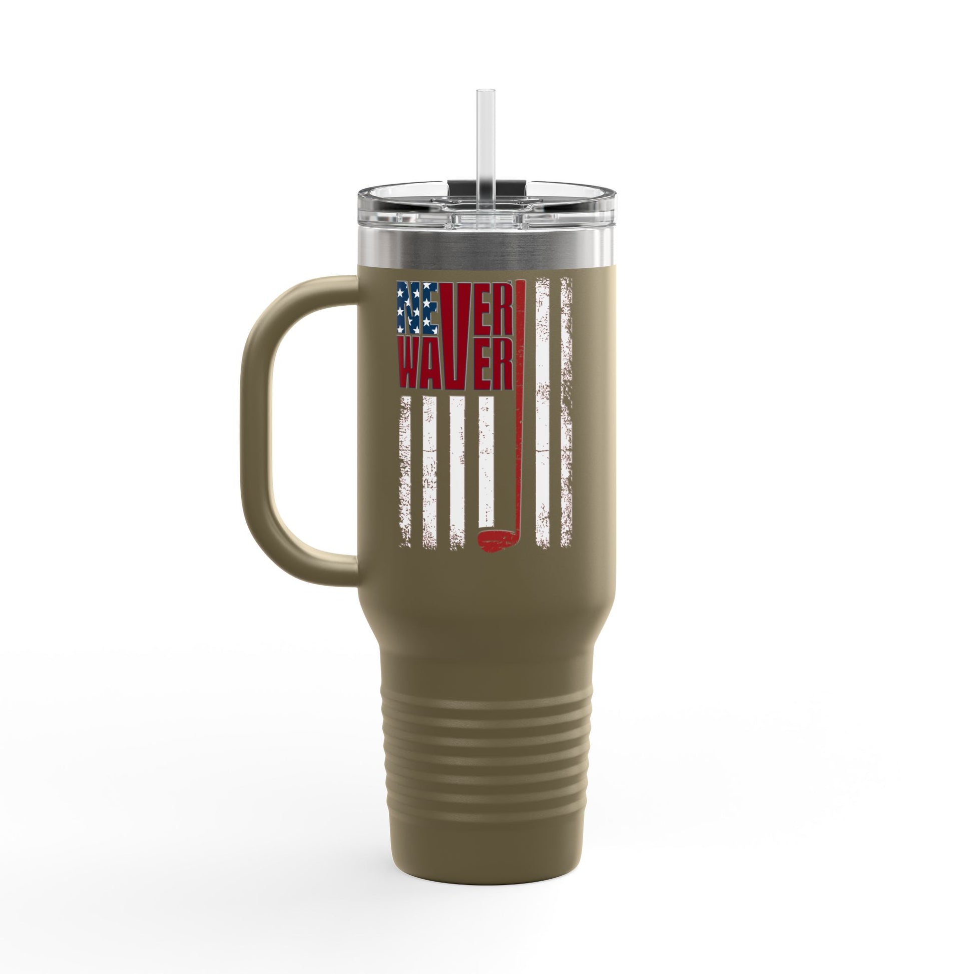 Never Waver Golf Insulated 40oz Travel Mug - Never Waver