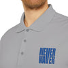 Performance Polo Shirt - "NEVER WAVER" Design