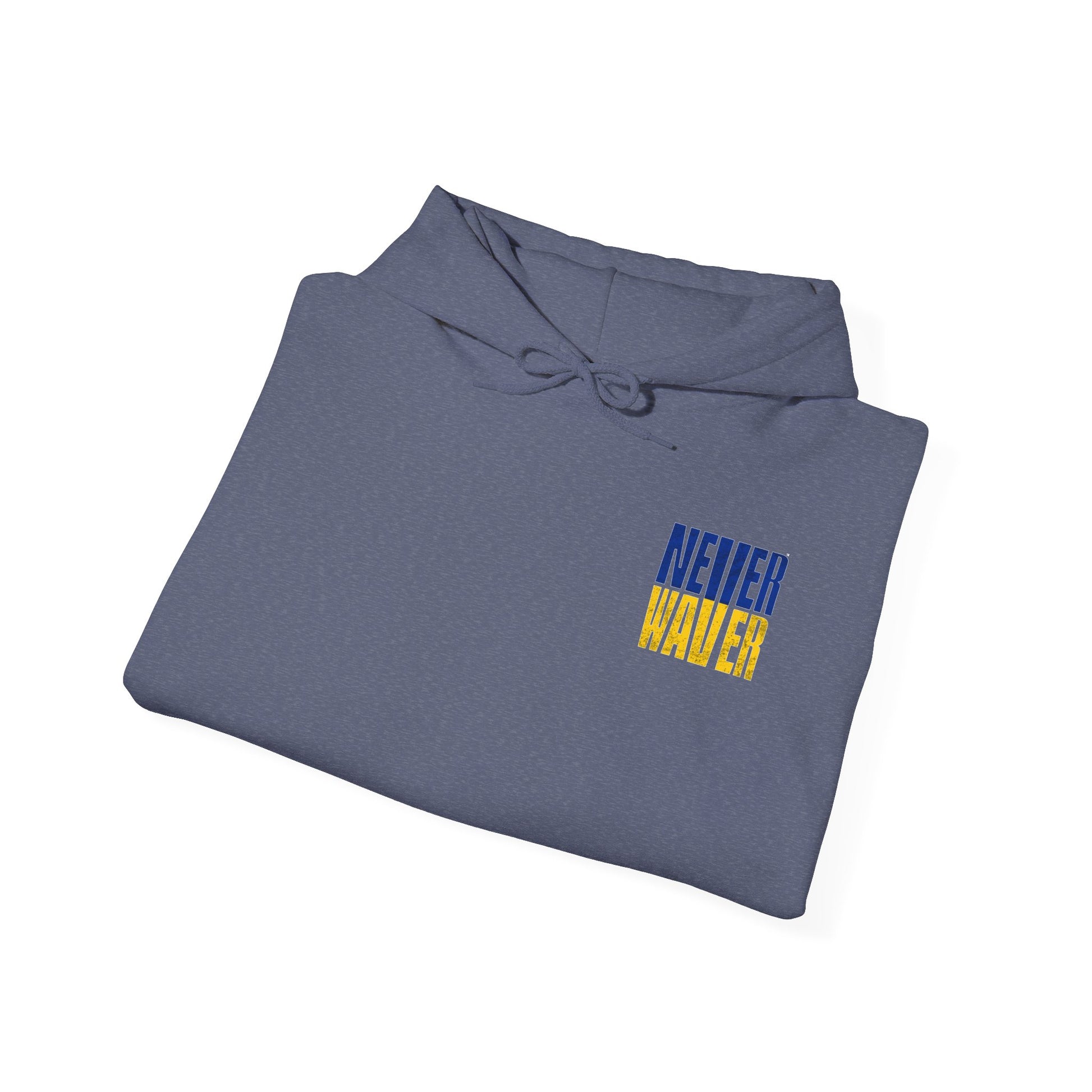 Inspired Unisex Heavy Blend™ Hooded Sweatshirt -Los Angeles Fans NEVER WAVER Graphic - Never Waver