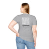 Never Waver” Jesus a bold, eye-catching design that reflects a steadfast faith and confidence in Christ.  Unisex Soft style T-Shirt