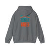 Unisex Heavy Blend™ Hooded Sweatshirt - "Miami Fans Never Waver" Inspirational Hoodie - Never Waver