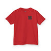 Kids Tee Never Waver” Jesus t-shirt might feature a bold, eye-catching design that reflects a steadfast faith and confidence in Christ.  - Never Waver