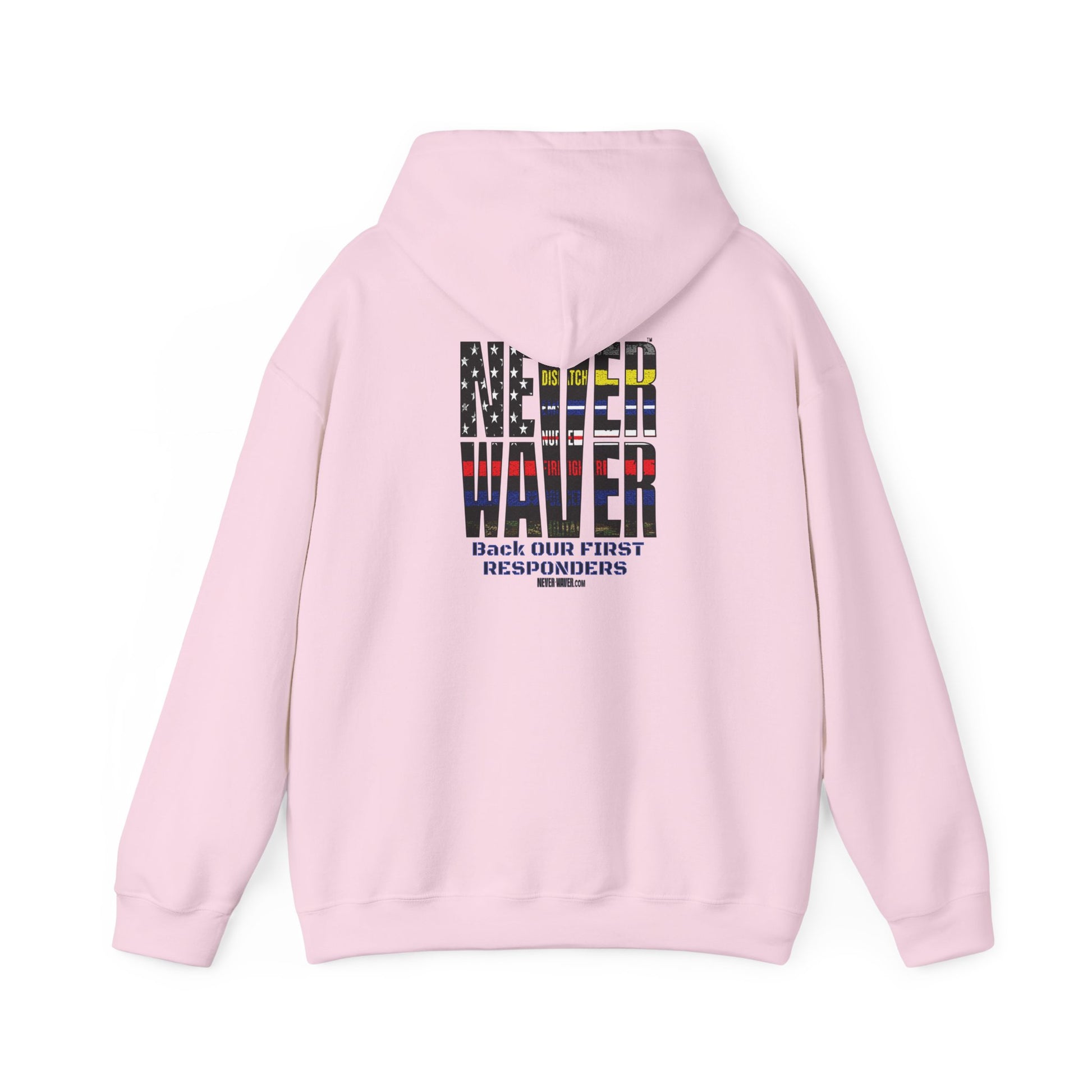 Never Waver Hooded Sweatshirt for First Responders - Never Waver