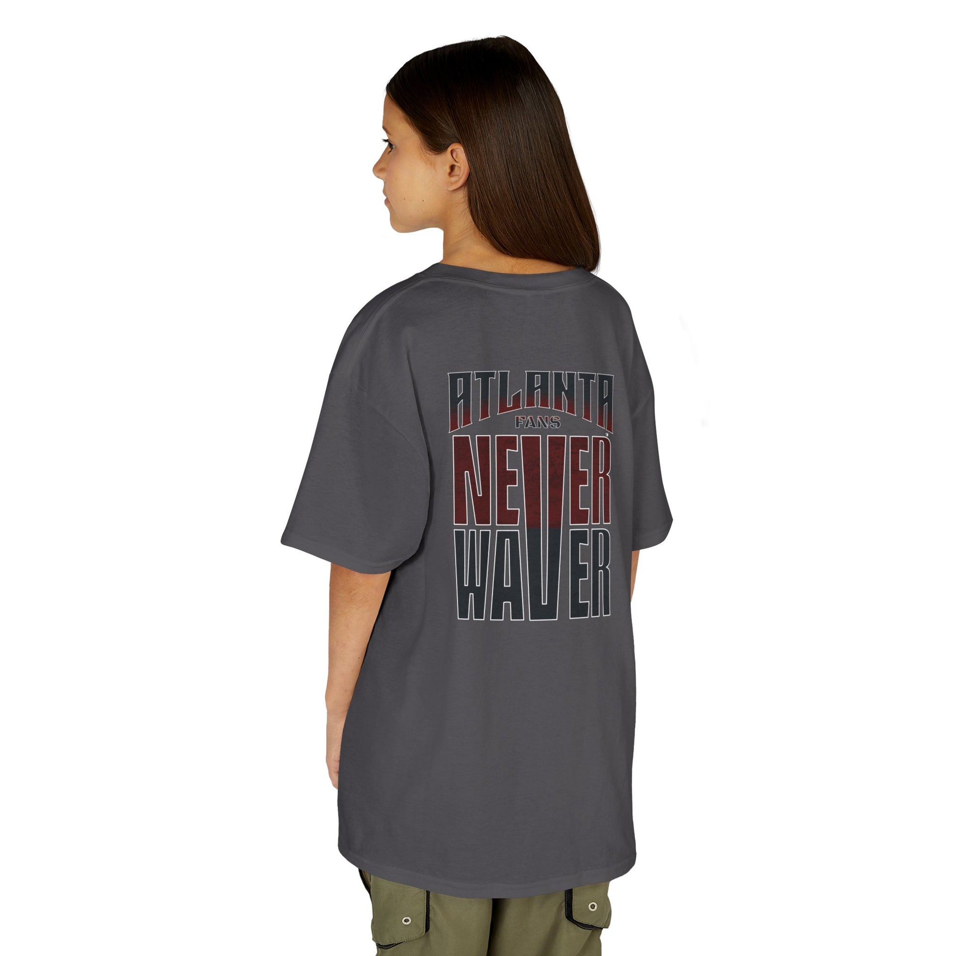 Atlanta Fans Never Waver Kids Heavy Cotton™ Tee - Never Waver