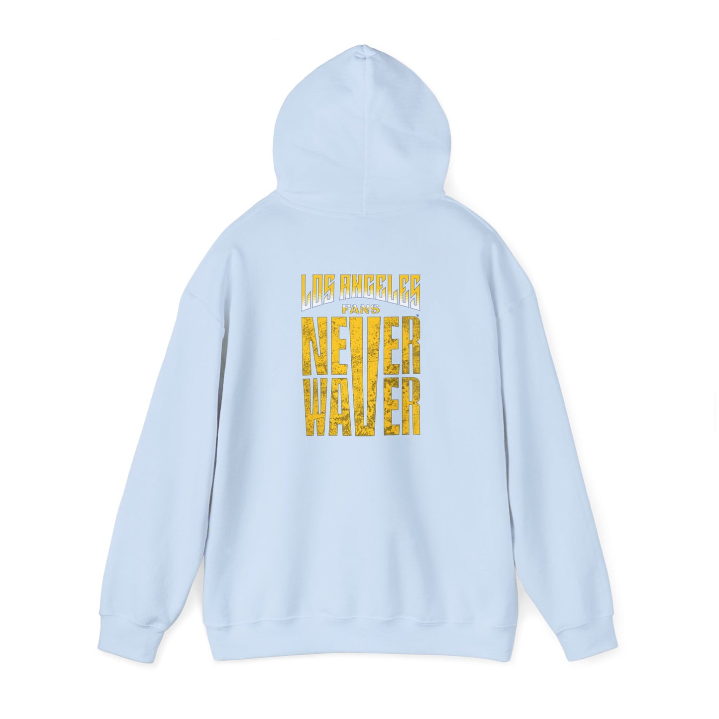 Unisex Heavy Blend™ Hooded Sweatshirt - "Los Angeles Fans Never Waver" Inspirational Hoodie - Never Waver