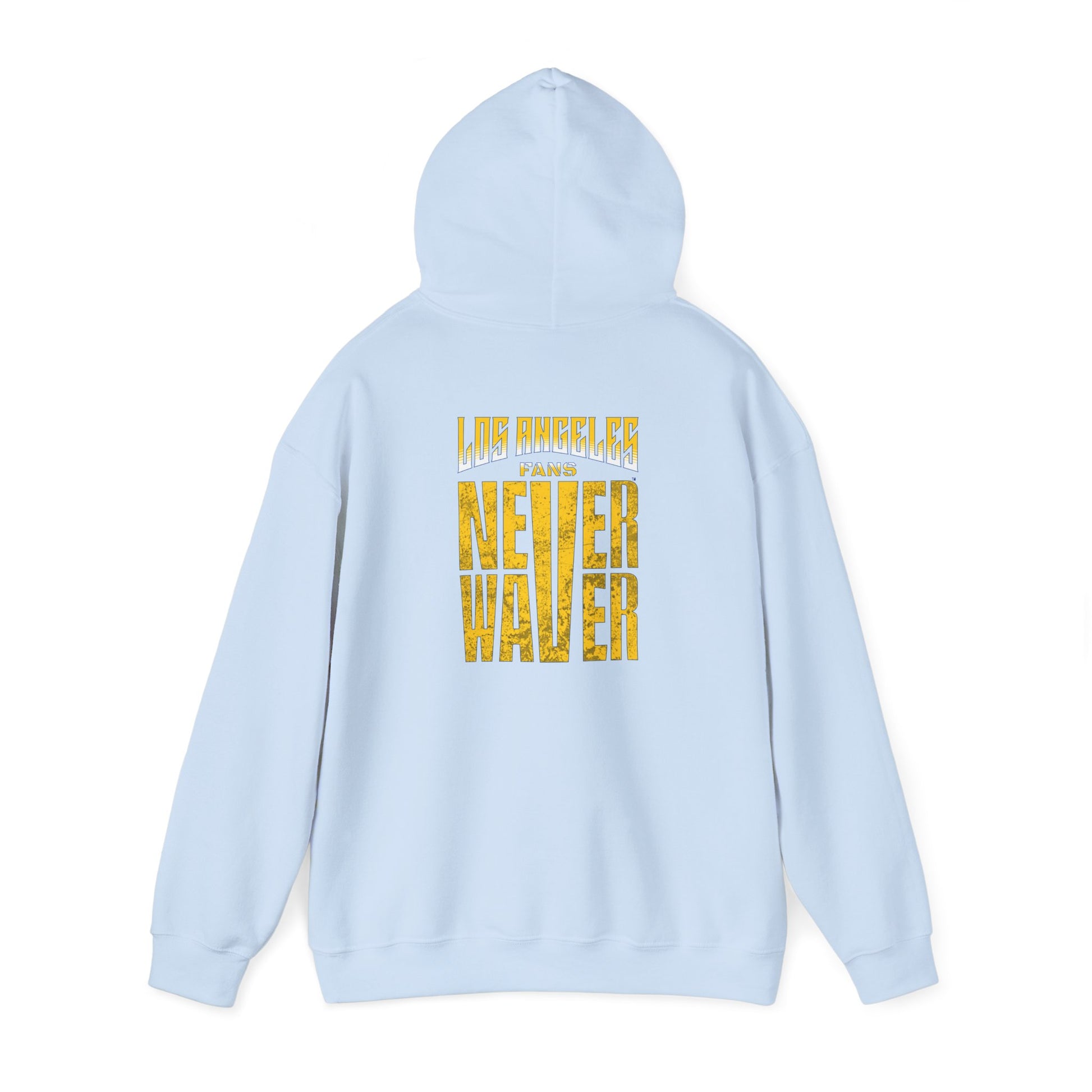 Unisex Heavy Blend™ Hooded Sweatshirt - "Los Angeles Fans Never Waver" Inspirational Hoodie - Never Waver