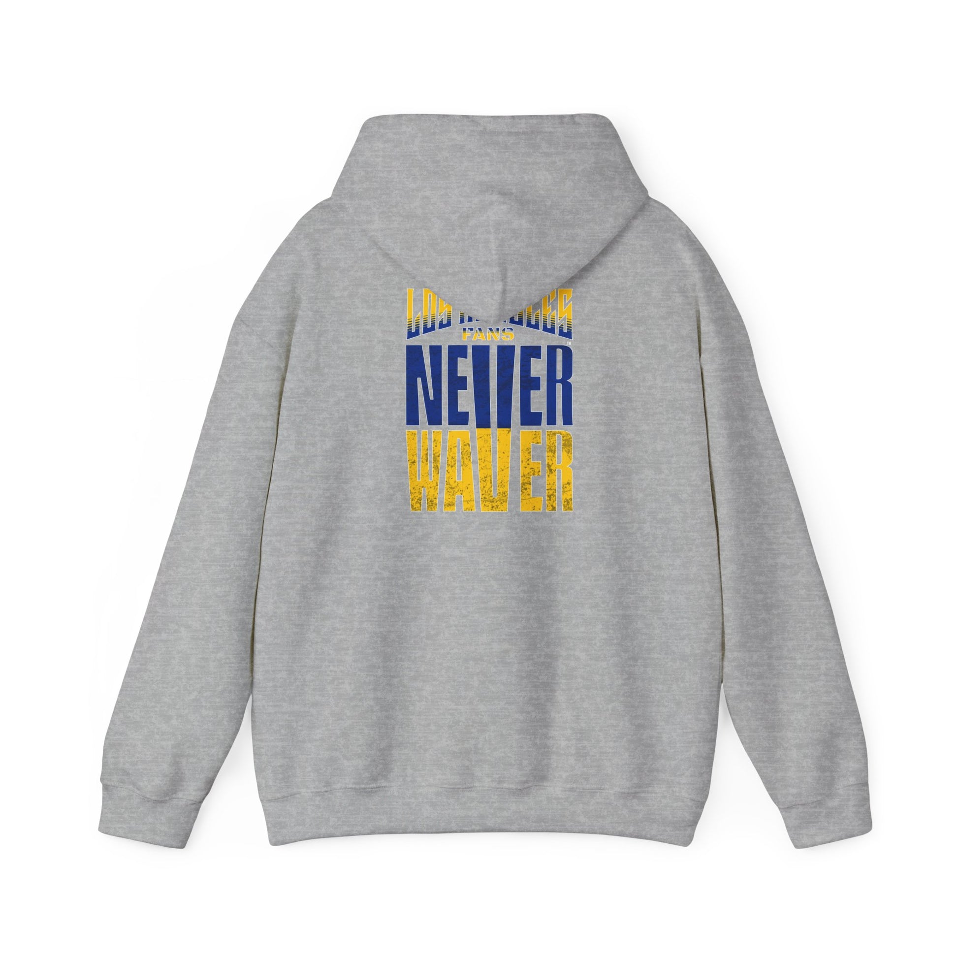 Inspired Unisex Heavy Blend™ Hooded Sweatshirt -Los Angeles Fans NEVER WAVER Graphic - Never Waver