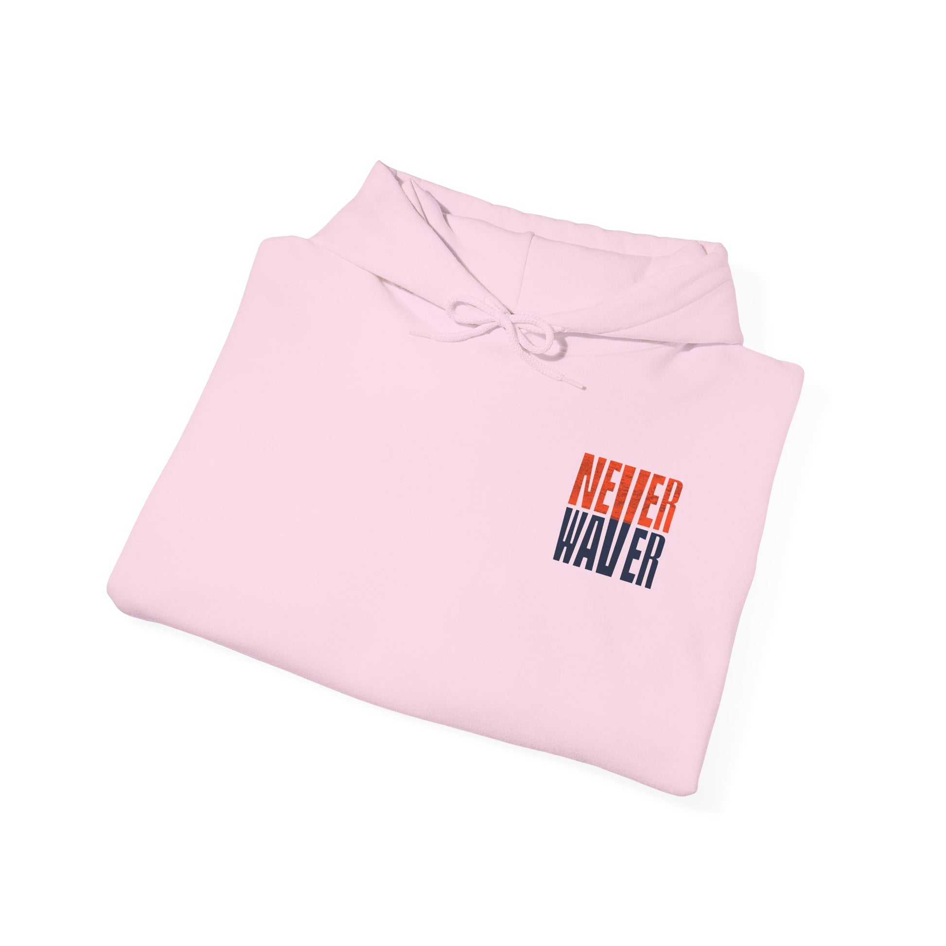 Unisex Heavy Blend™ Hooded Sweatshirt - 'Denver Fans Never Waver' Motivational Design - Never Waver