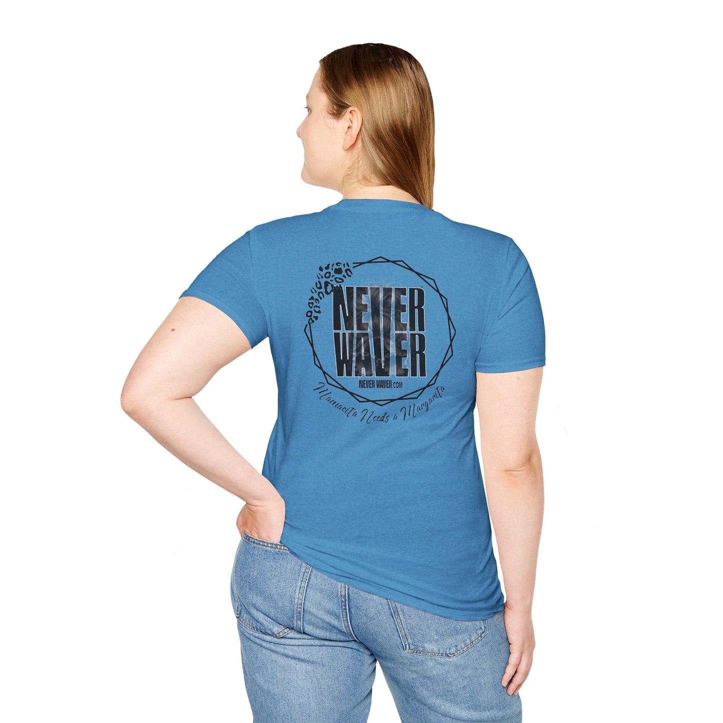 Never Waver Mamacita Needs a Margarita Unisex Softstyle T-Shirt - Never Waver