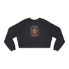 Never Waver Just A Mom Trying Not to Raise A&&holes Women's Cropped Fleece Pullover - Never Waver