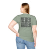 Never Waver” Jesus a bold, eye-catching design that reflects a steadfast faith and confidence in Christ. Unisex Soft style T-Shirt - Never Waver