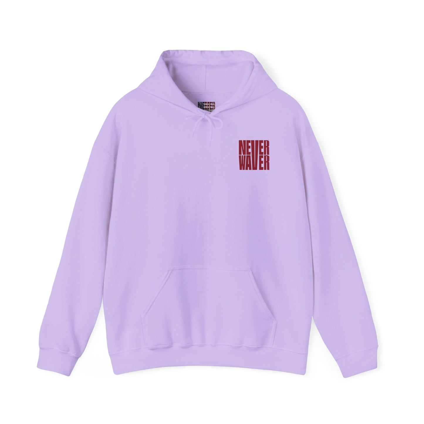 Unisex Heavy Blend™ Hoodie - 'Never Waver Just A Mom Trying Not to Raise A&&holes' - Never Waver