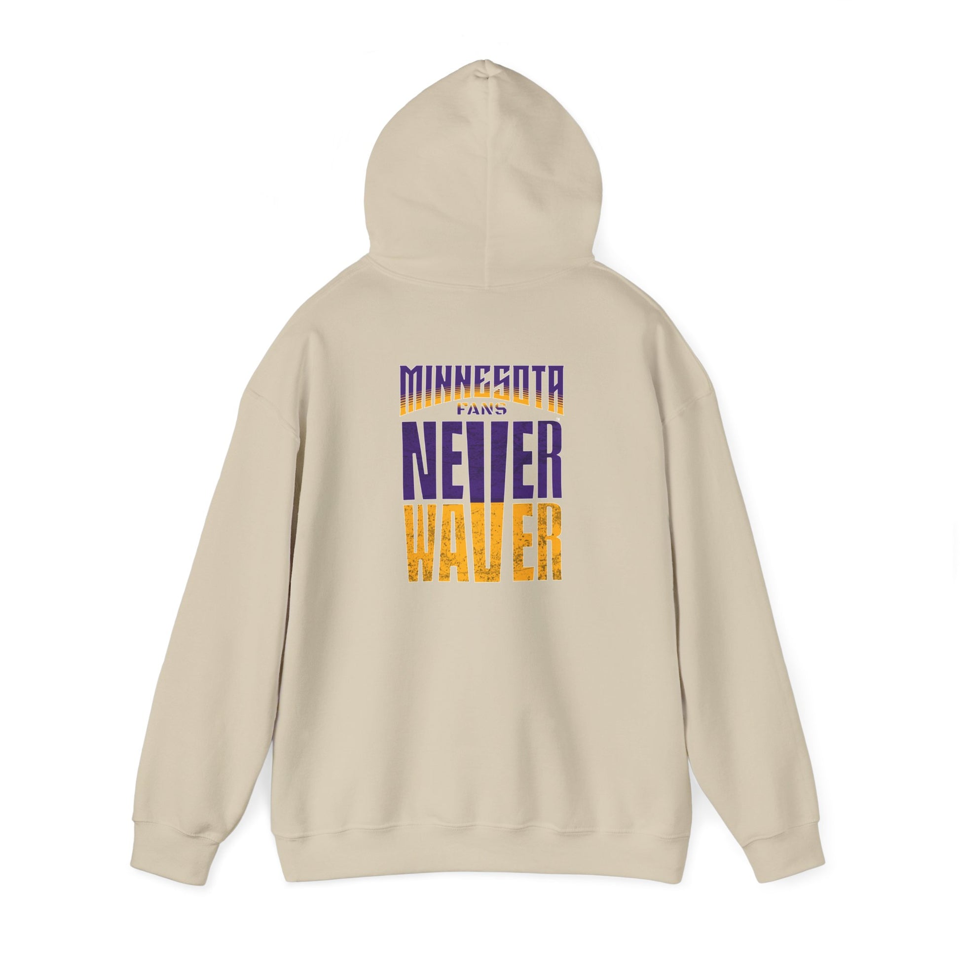 Unisex Heavy Blend™ Hoodie - "Minnesota Fans Never Waver" Design for Comfort and Motivation - Never Waver