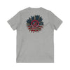 Unisex V-Neck Tee - Never Waver Be Red White and A little Bougie T-Shirt - Never Waver