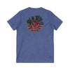Unisex V-Neck Tee - Never Waver Be Red White and A little Bougie T-Shirt - Never Waver