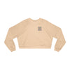 Never Waver Leopard Women's Cropped Fleece Pullover - Never Waver