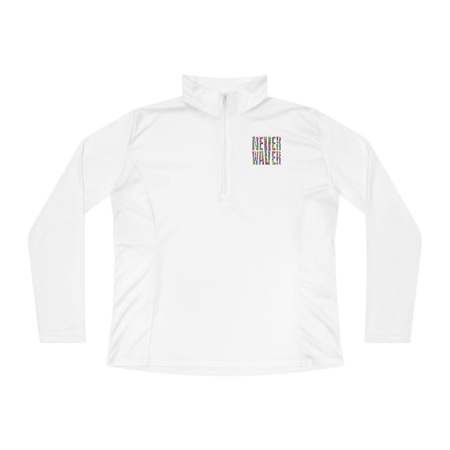 Never Waver Leopard Ladies Quarter-Zip Pullover - Never Waver