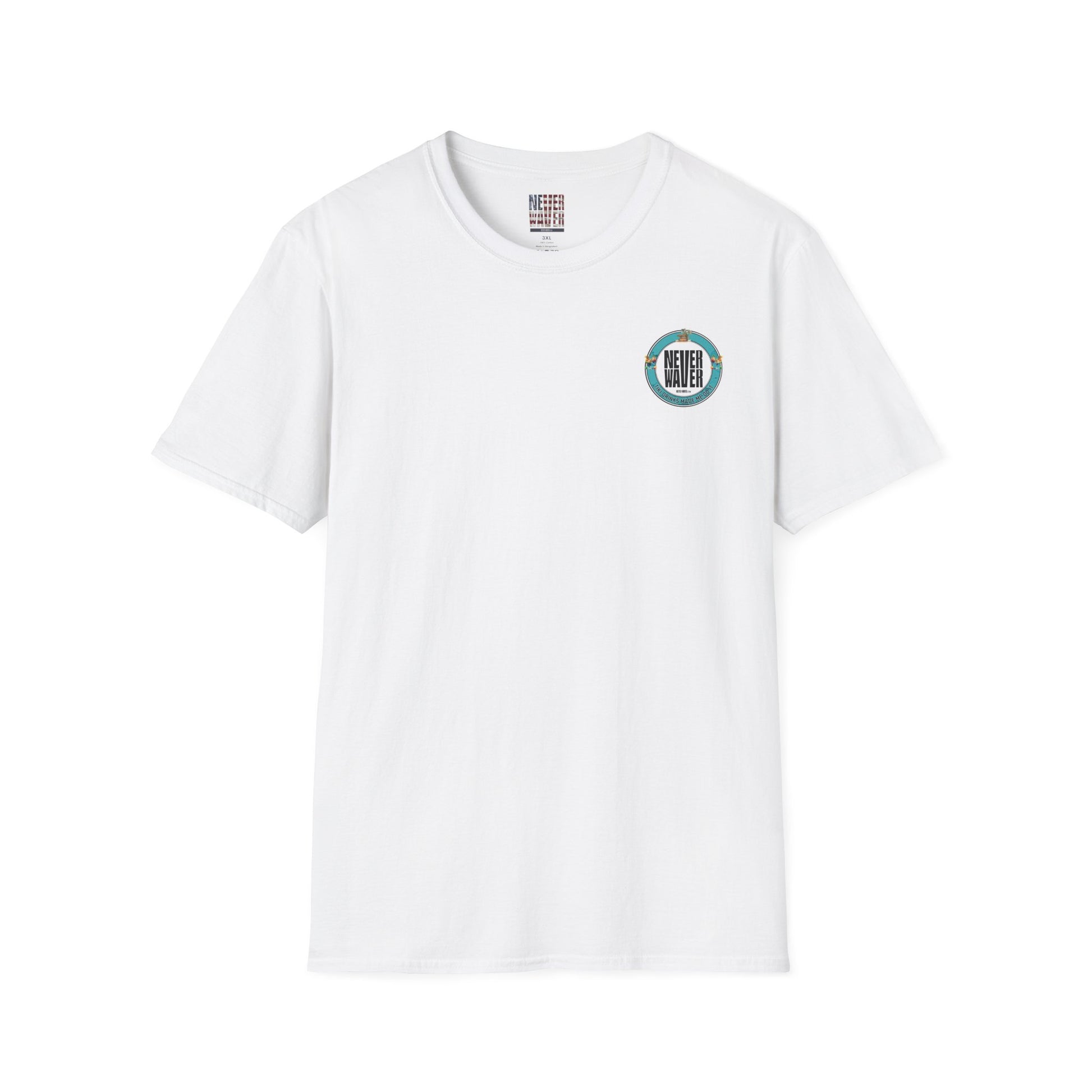Never Waver Tiki Drinks Made Me Do It? Unisex Soft style T-Shirt - Never Waver