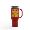Los Angeles Fans Never Waver W-Leopard Football Insulated Travel Mug, 40oz