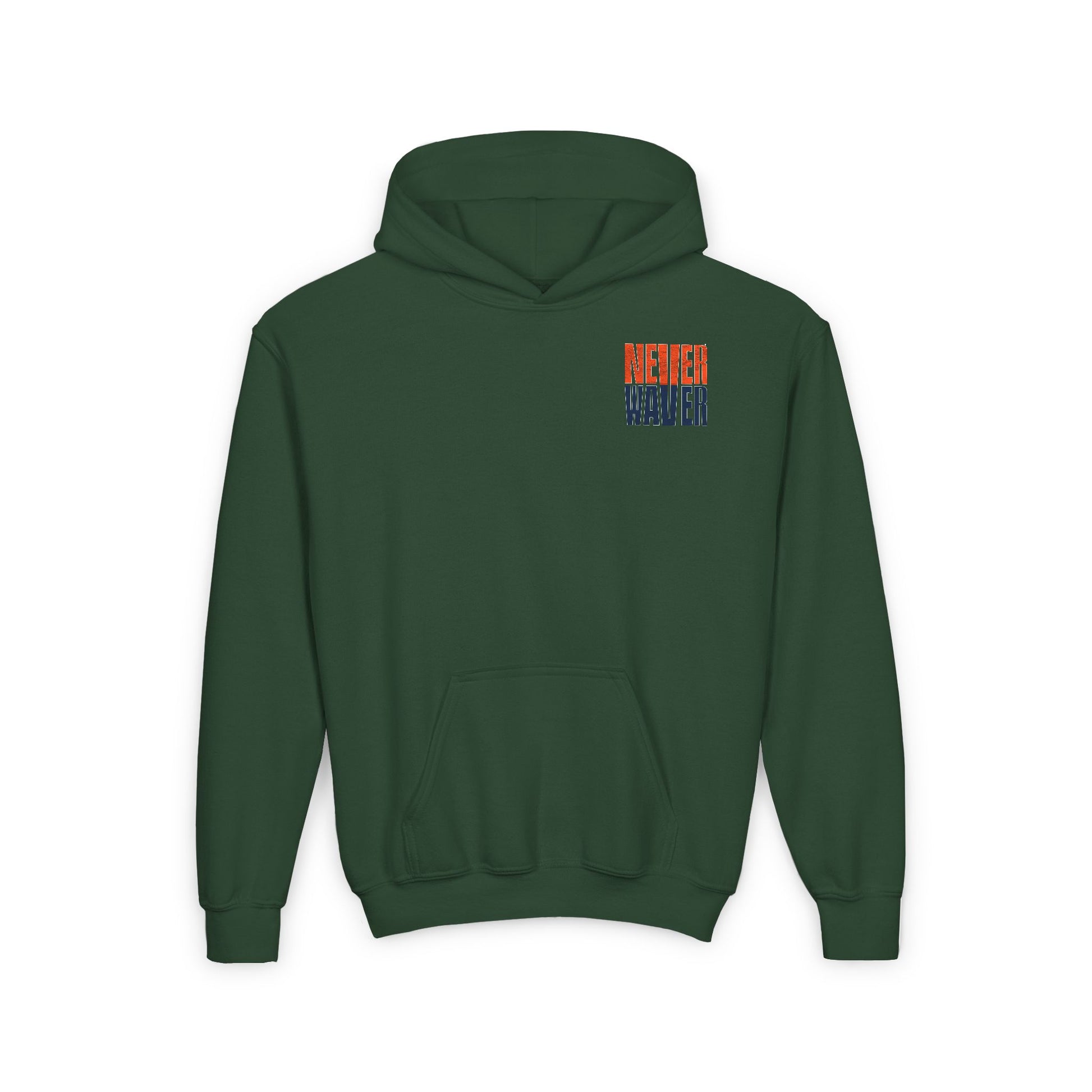 Denver Fans Never Waver Youth Heavy Blend Hooded Sweatshirt - Never Waver