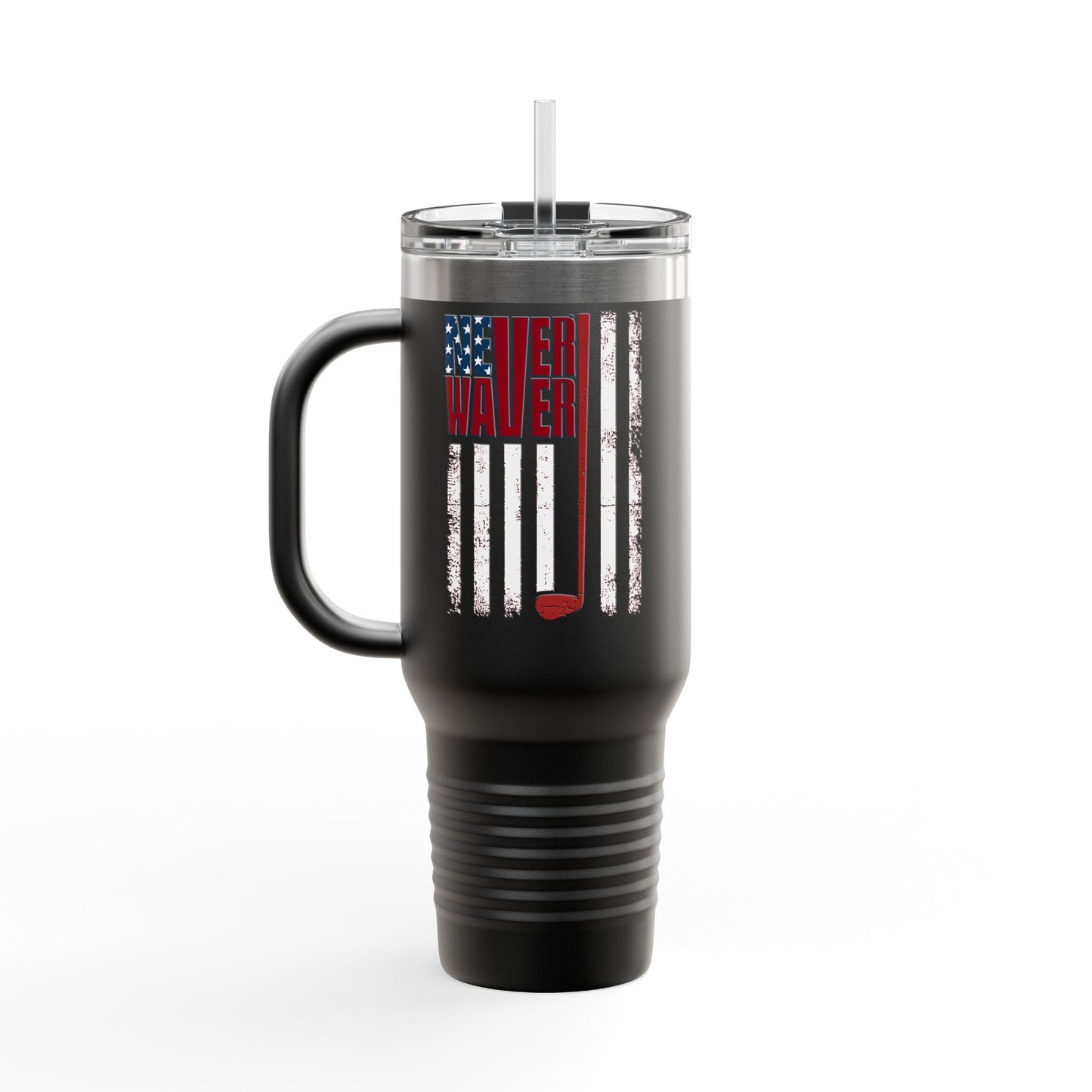 Never Waver Golf Insulated 40oz Travel Mug