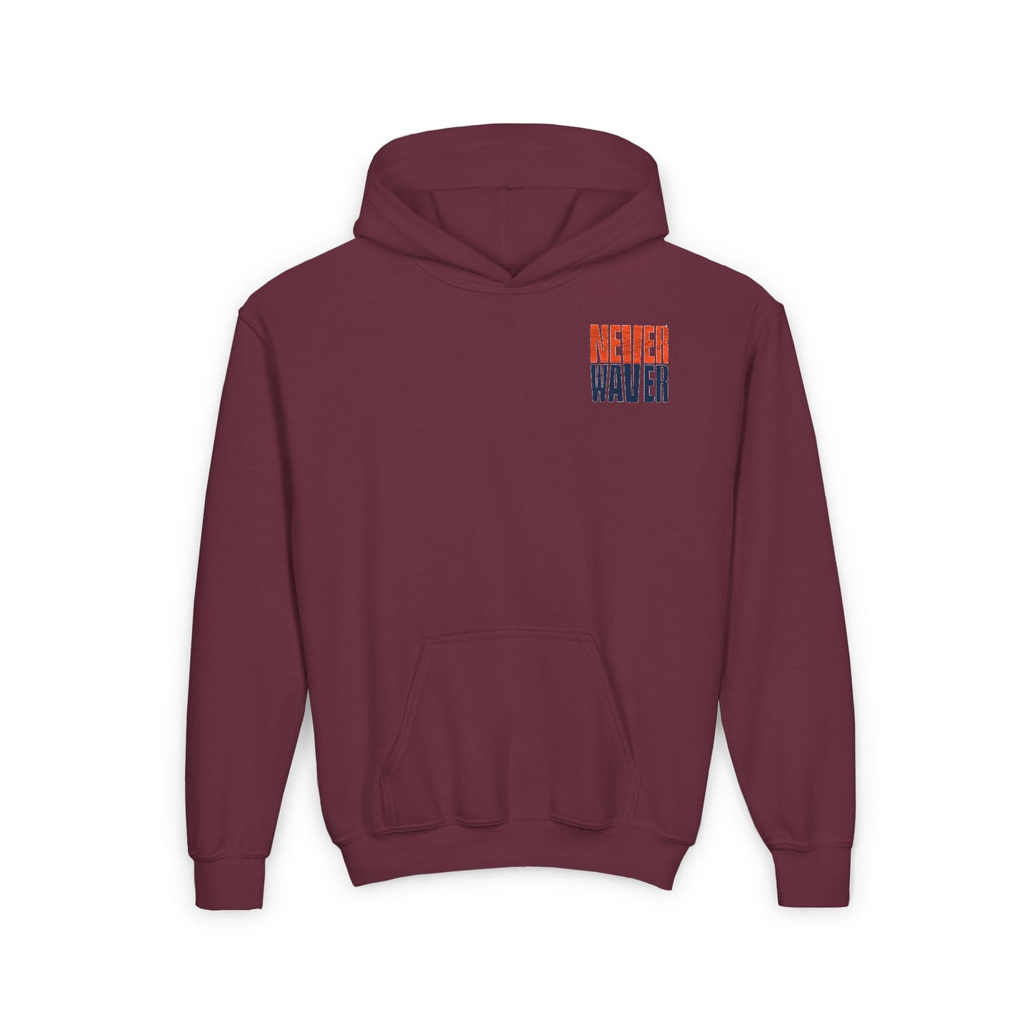Denver Fans Never Waver Youth Heavy Blend Hooded Sweatshirt - Never Waver