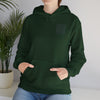 New York Fans Never Waver W Leopard Football Unisex Heavy Blend™ Hooded Sweatshirt - Never Waver