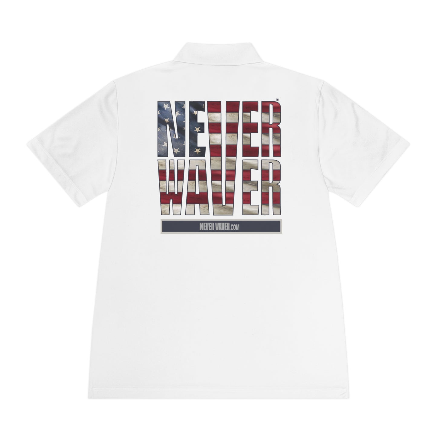 Never Waver Men's Sport Polo Shirt - Never Waver